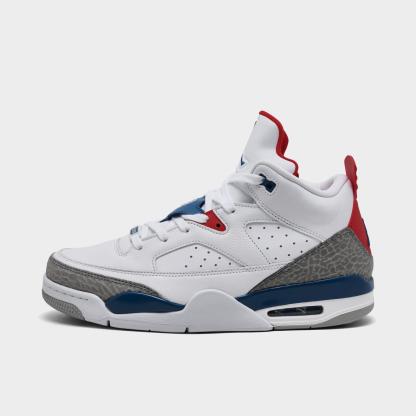 Men's Air Jordan Son of Mars Low Casual Shoes - White/Varsity Red/Light Smoke Grey/True Blue - view 1