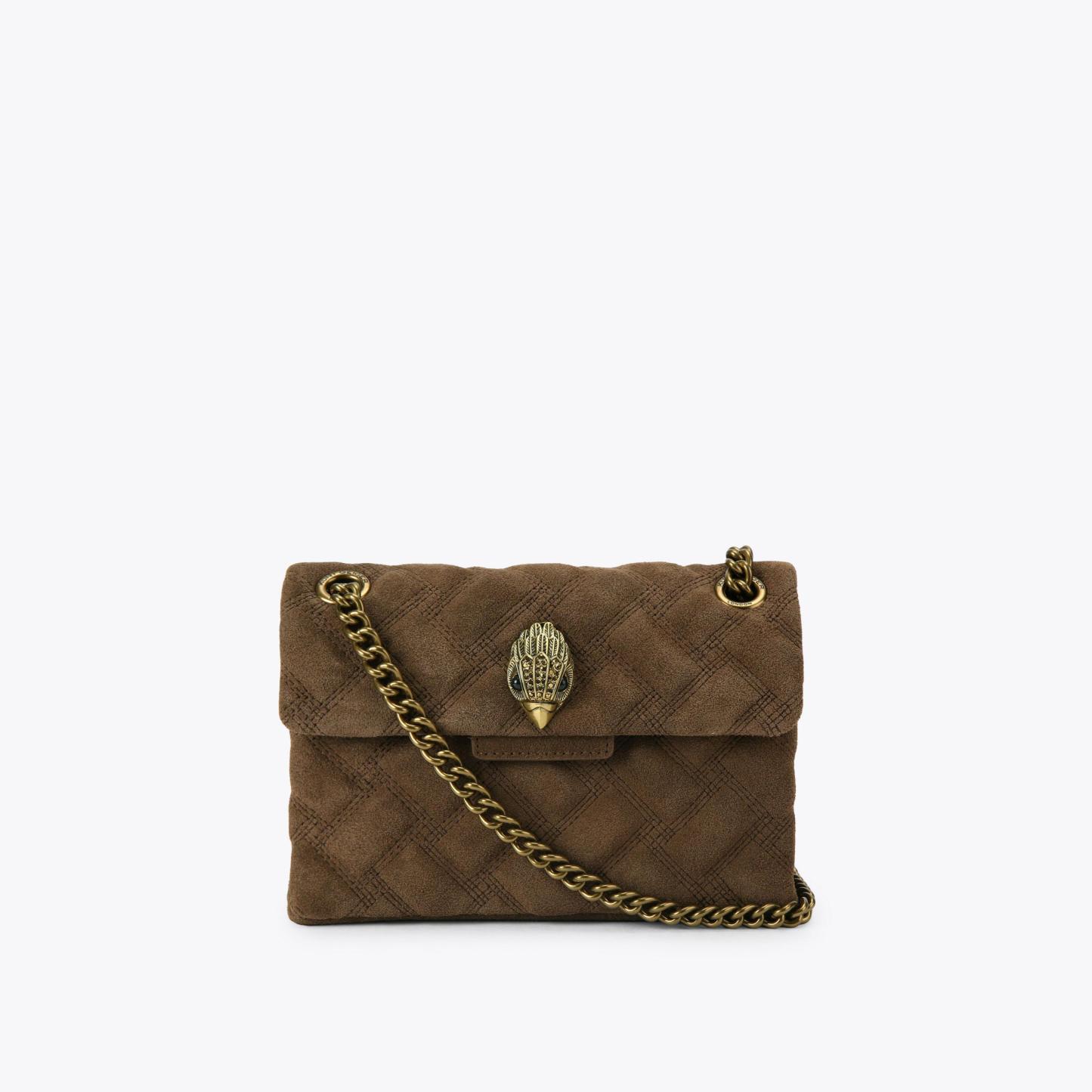 Kurt Geiger London Mini Leather Kensington Bag - Brown