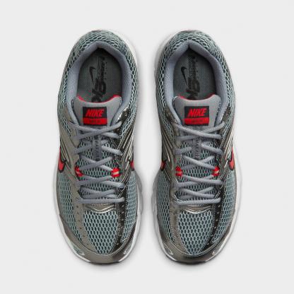 Men's Nithtke Air Max Moto 2K Casual Shoes - Smoke Grey/Black/Metallic Pewter/University Red - Top view