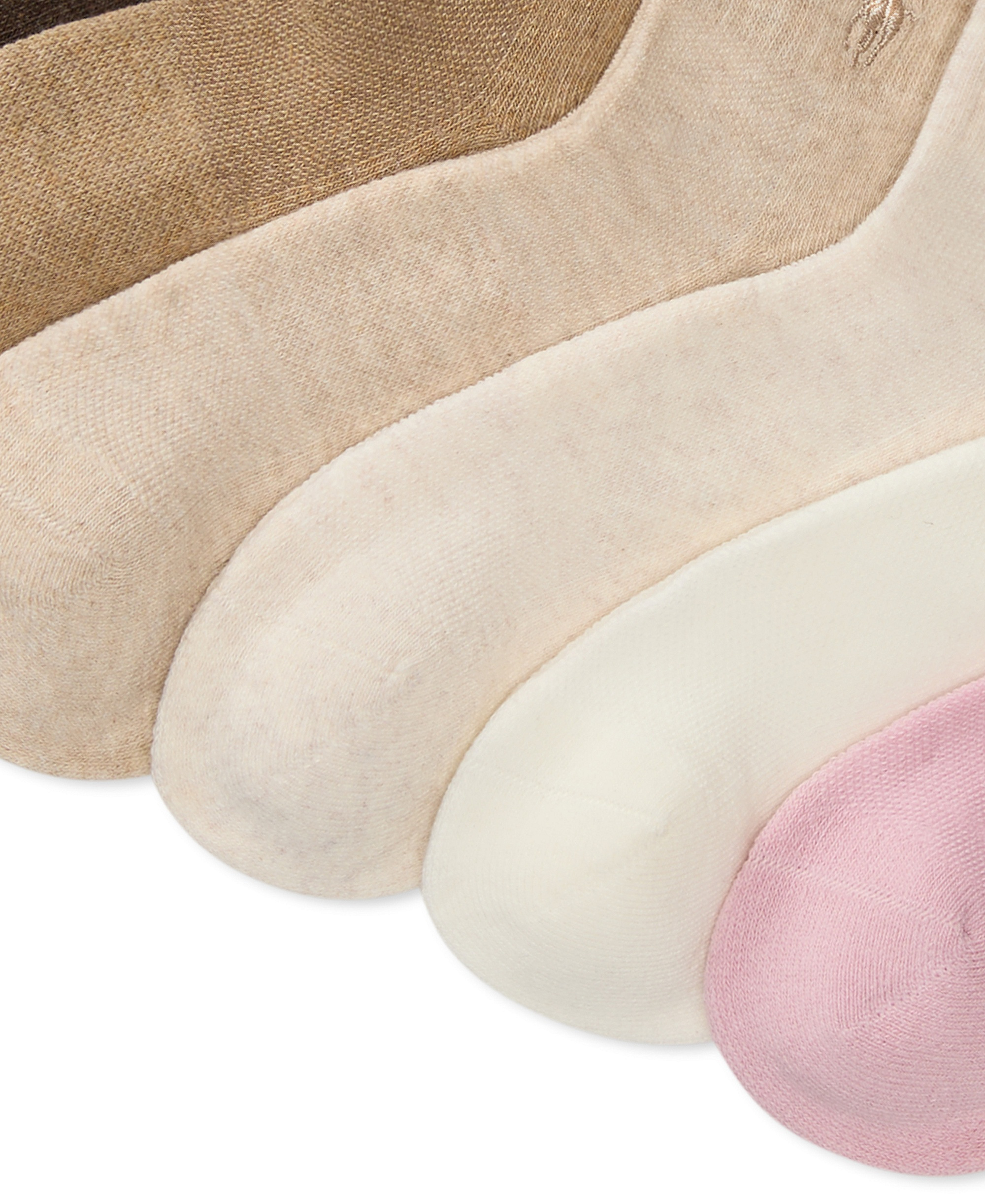 Polo Ralph Lauren Women's 6-Pk. Cushion Quarter Socks - Soft Pink