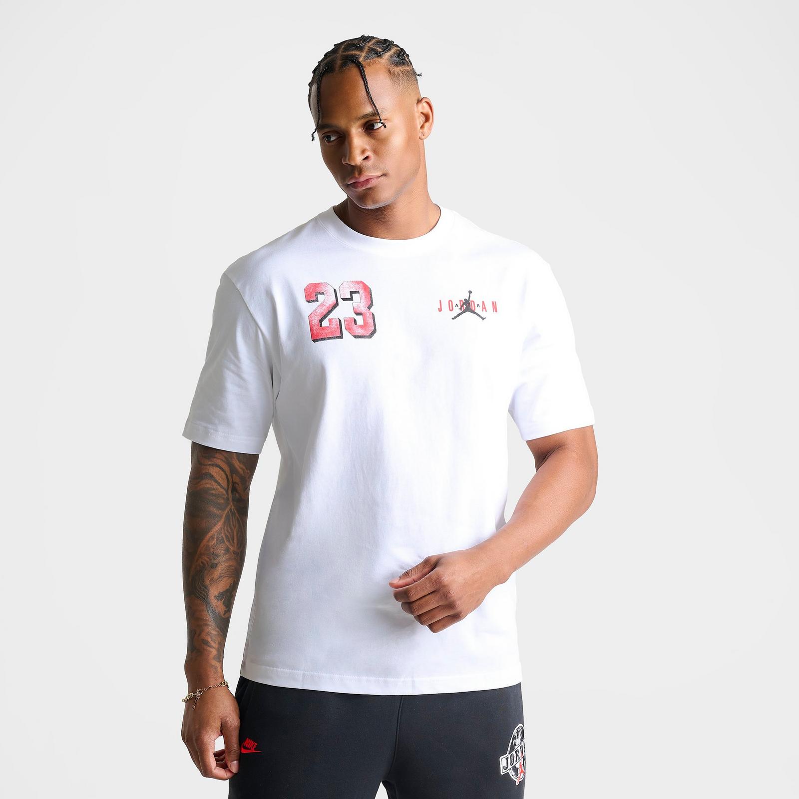Men's Jordan Varsity 23 T-Shirt - White - view 3
