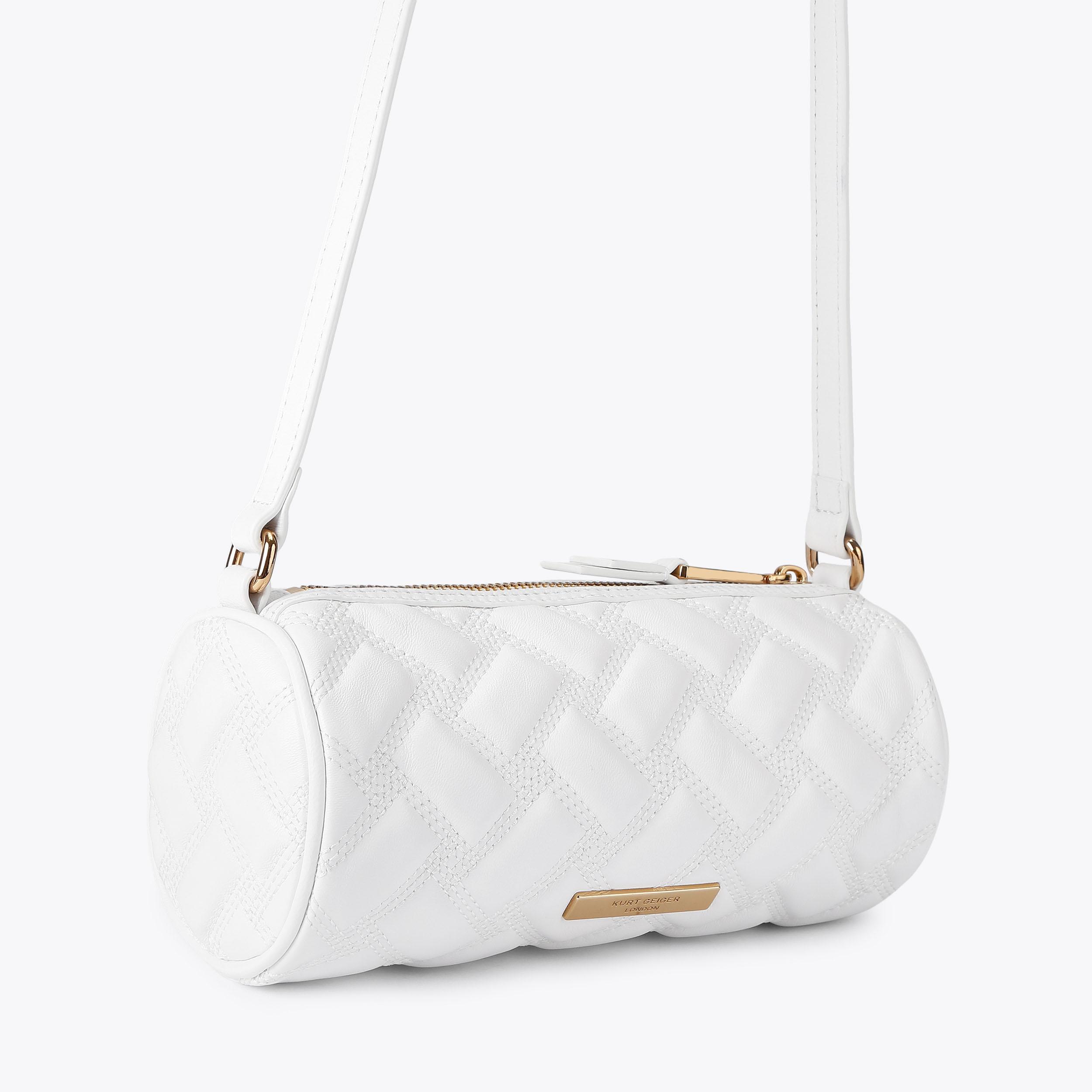 Kurt Geiger London Small Kensington Barrel Bag - White - view 4