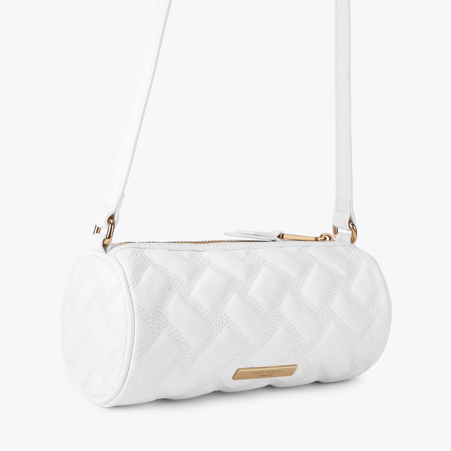 Kurt Geiger London Small Kensington Barrel Bag - White - view 4