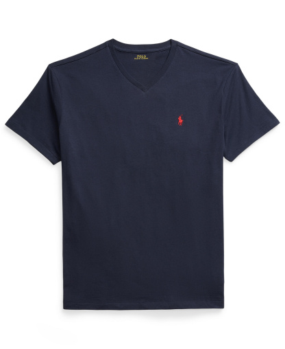Polo Ralph Lauren Men's Classic-Fit V-Neck T-Shirt - Ink Blue