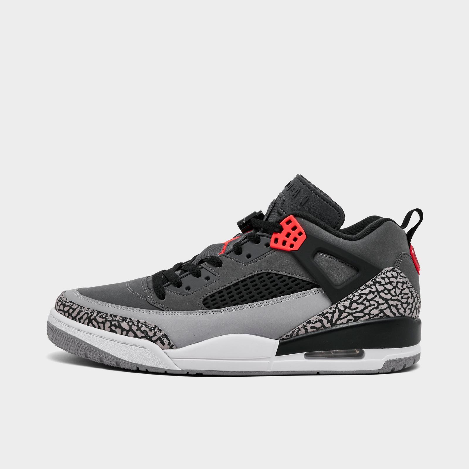 Men's Jordan Spizike Low Casual Shoes - Dark Grey/Infrared/Black - view 1