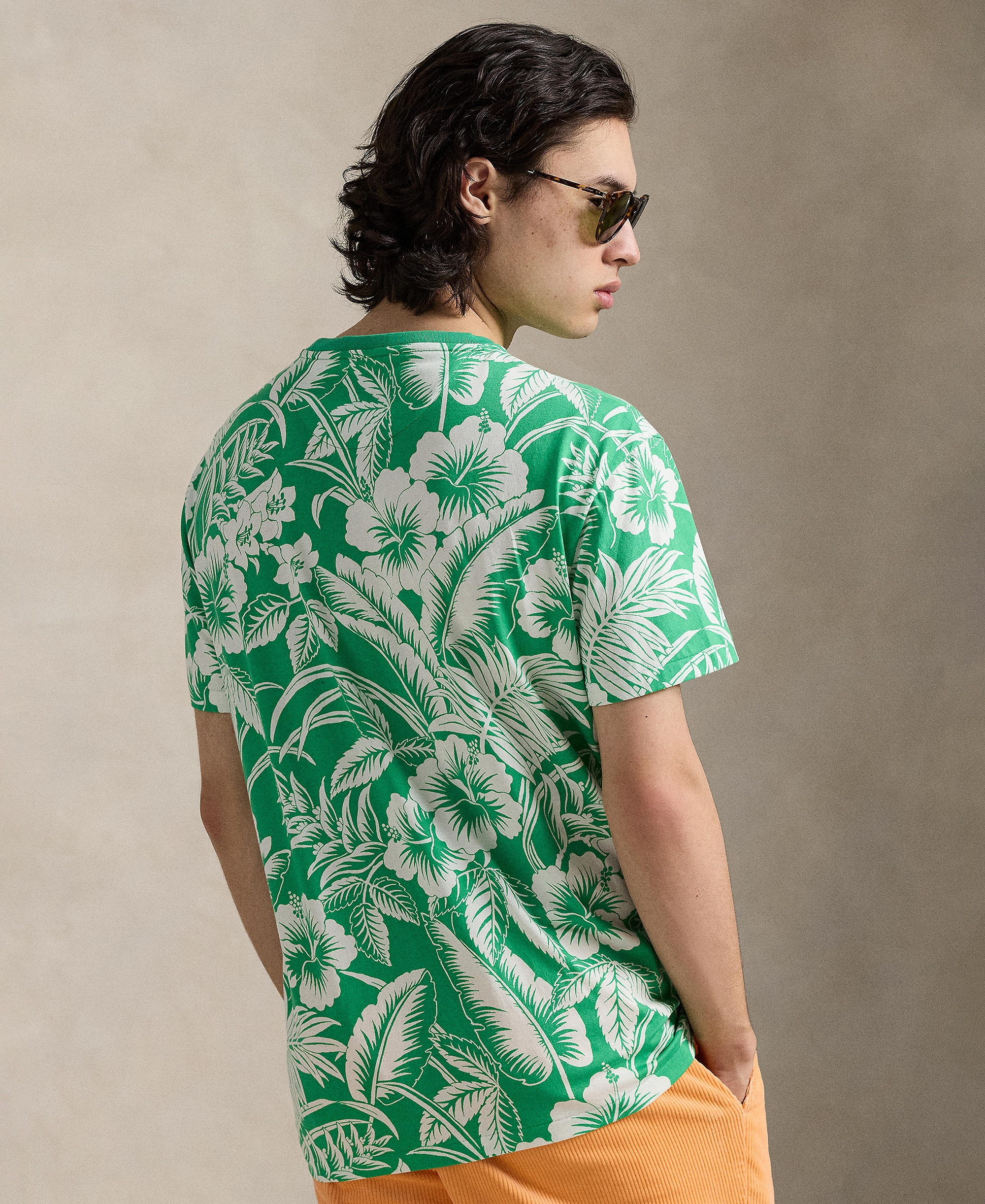 Polo Ralph Lauren Men's Classic-Fit Tropical Jersey T-Shirt - Sweethrt Floral/Biscay Green