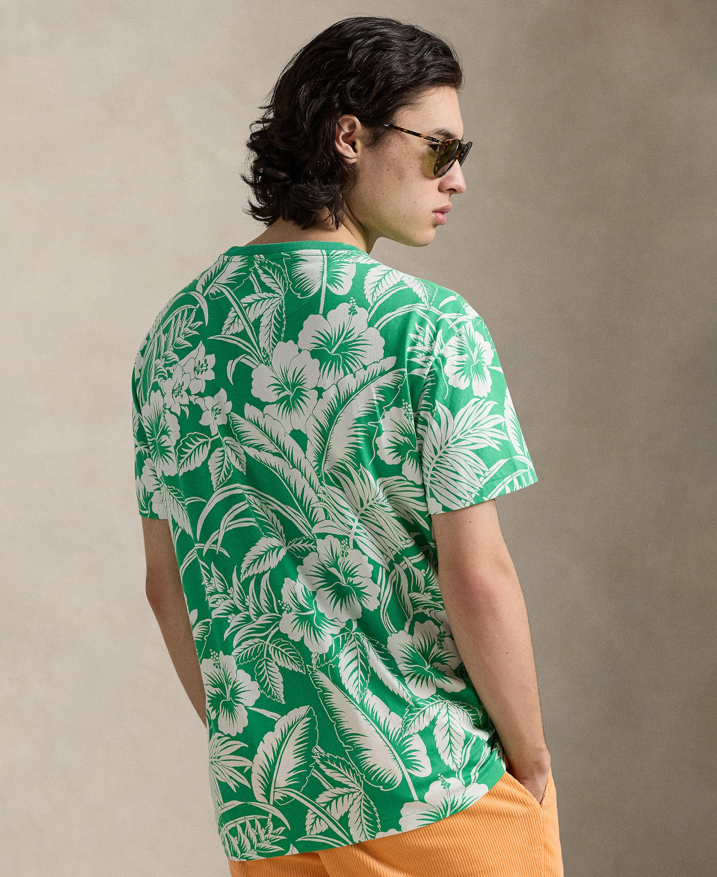 Polo Ralph Lauren Men's Classic-Fit Tropical Jersey T-Shirt - Sweethrt Floral/Biscay Green