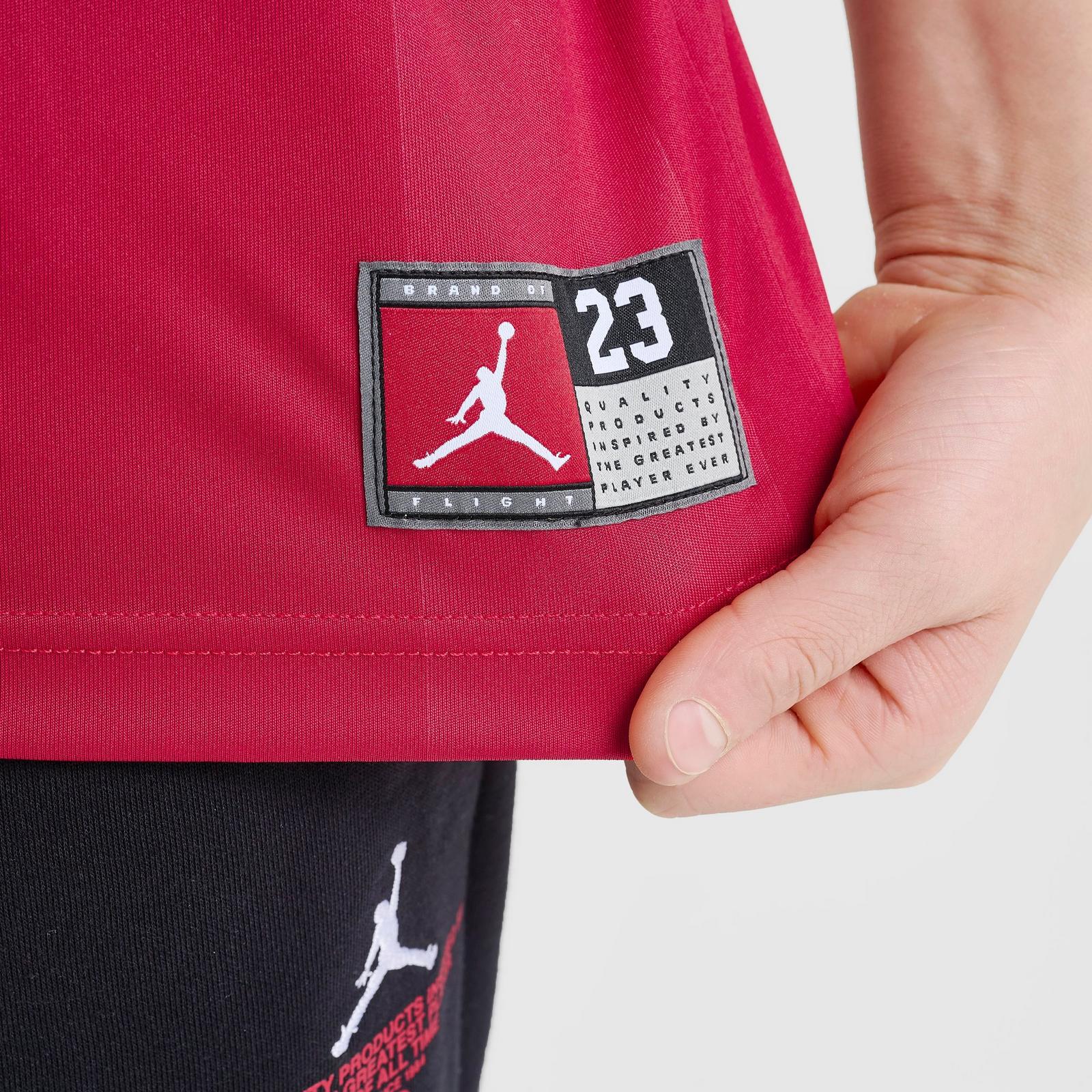Boys' Big Kids' Jordan Soccer Jersey - Gym Red - view 6