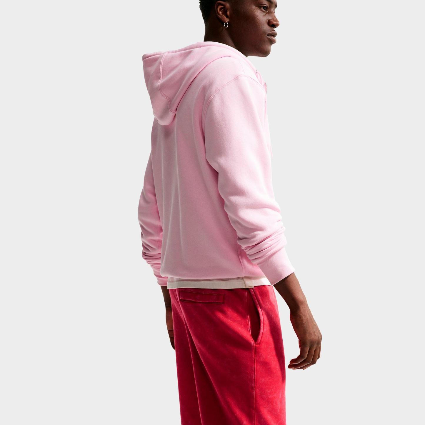 Men's Nithtke Sportswear Club Washed Cuffed Fleece Pants - University Red/University Red
