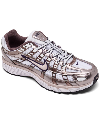 Nike Women's P-6000 Casual Sneakers from Finish Line - White, Purple