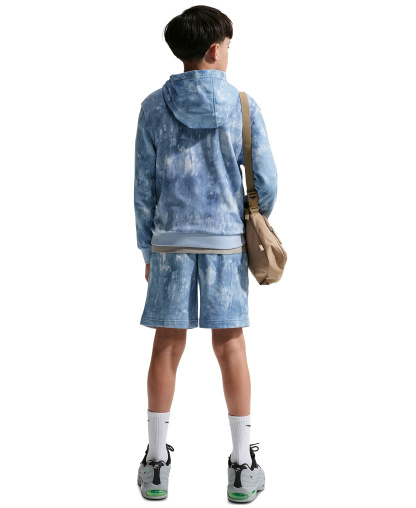 Nike Boys' and Girls' Sportswear Club 8-20 French Terry Hoodie - Hydrogen/Work Blue