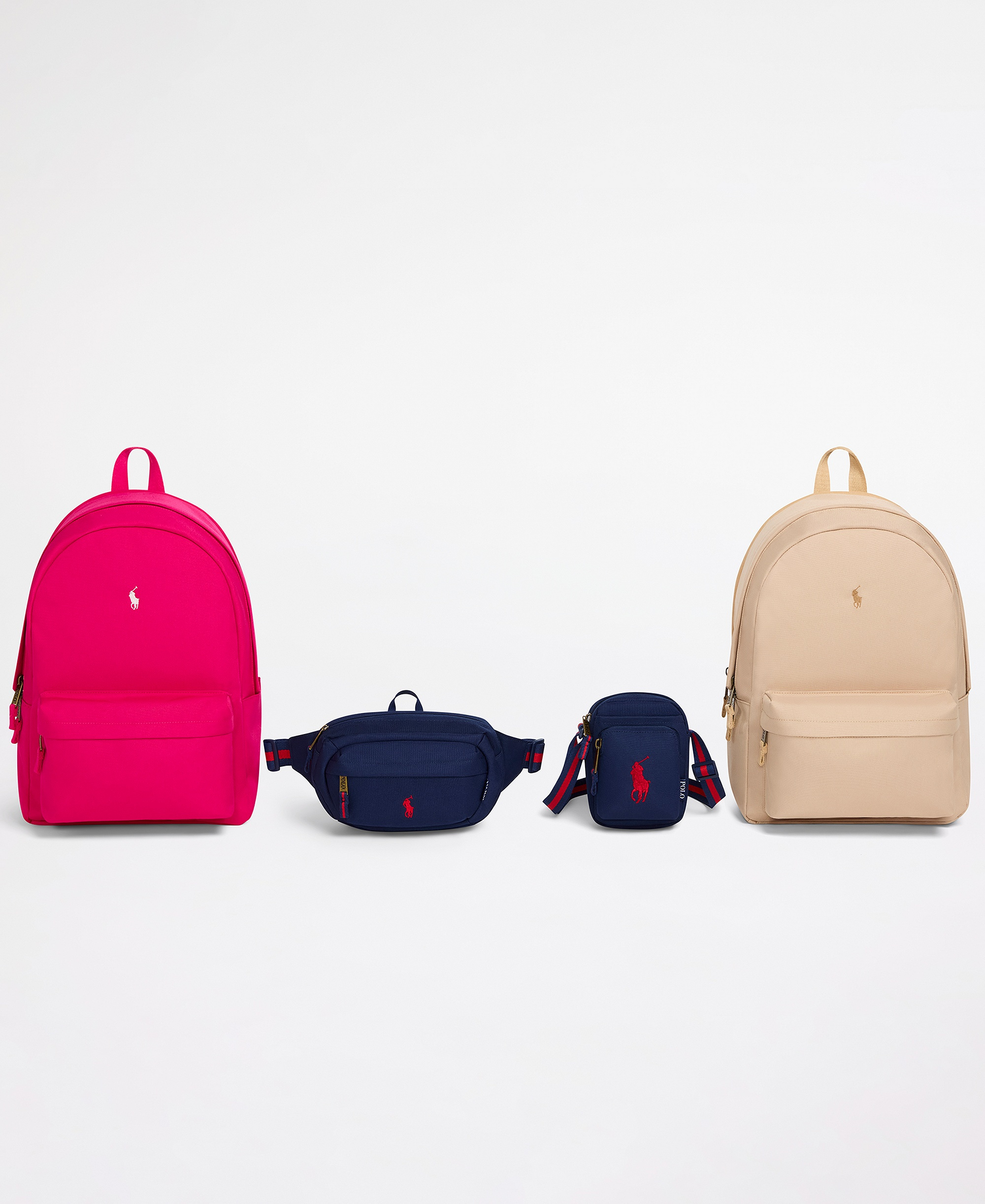 Polo Ralph Lauren Boys' and Girls' Embroidered Pony Color Backpack - Vintage Khaki