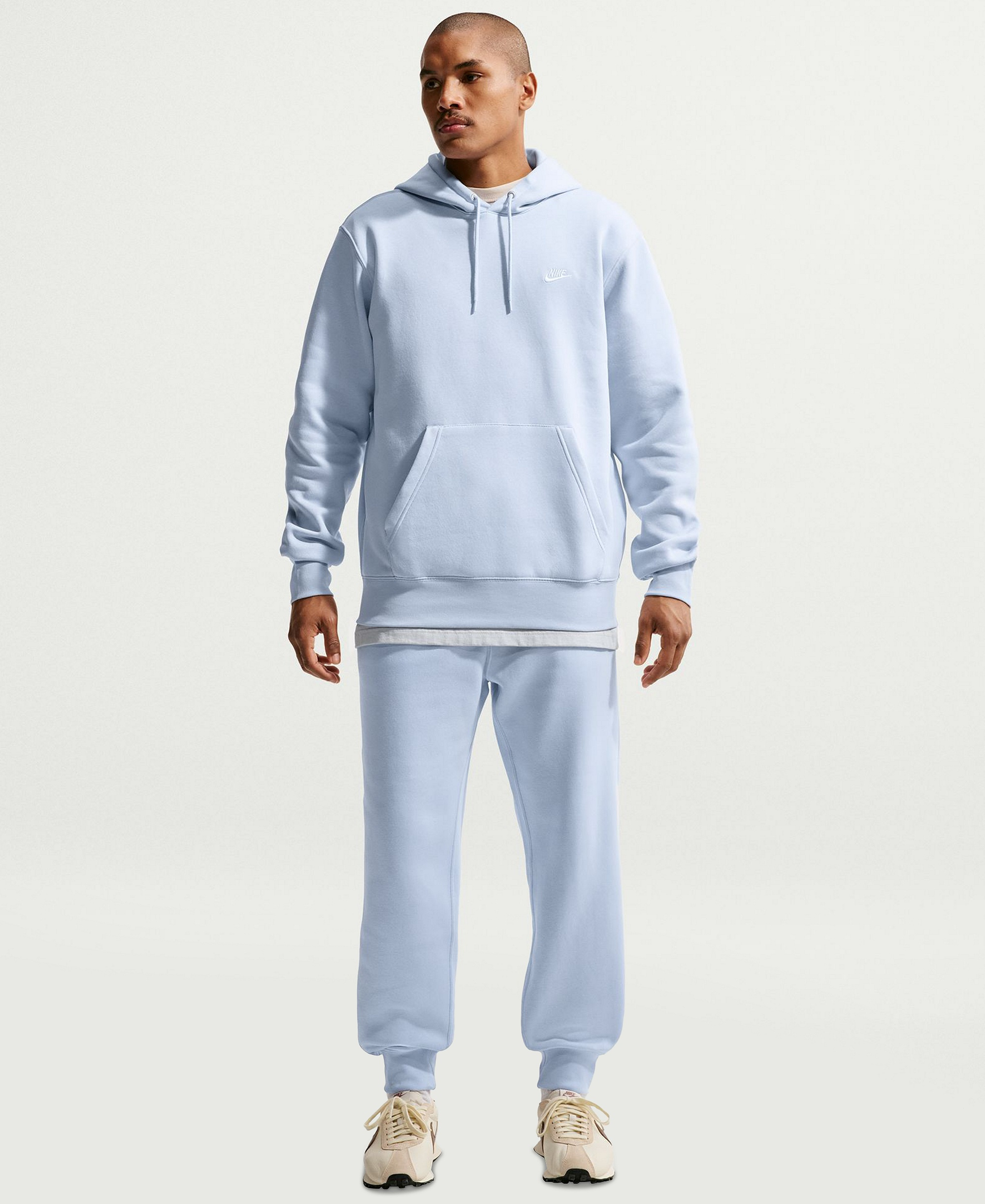 Nike Men's Sportswear Club Drawstring Jogger Pants - Hydrogen Blue/White