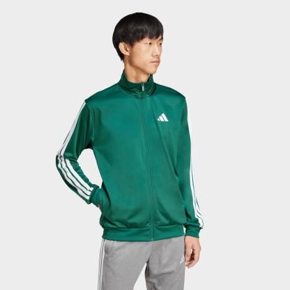 Men's adidas Dayready Full-Zip Track Jacket - Collegiate Green