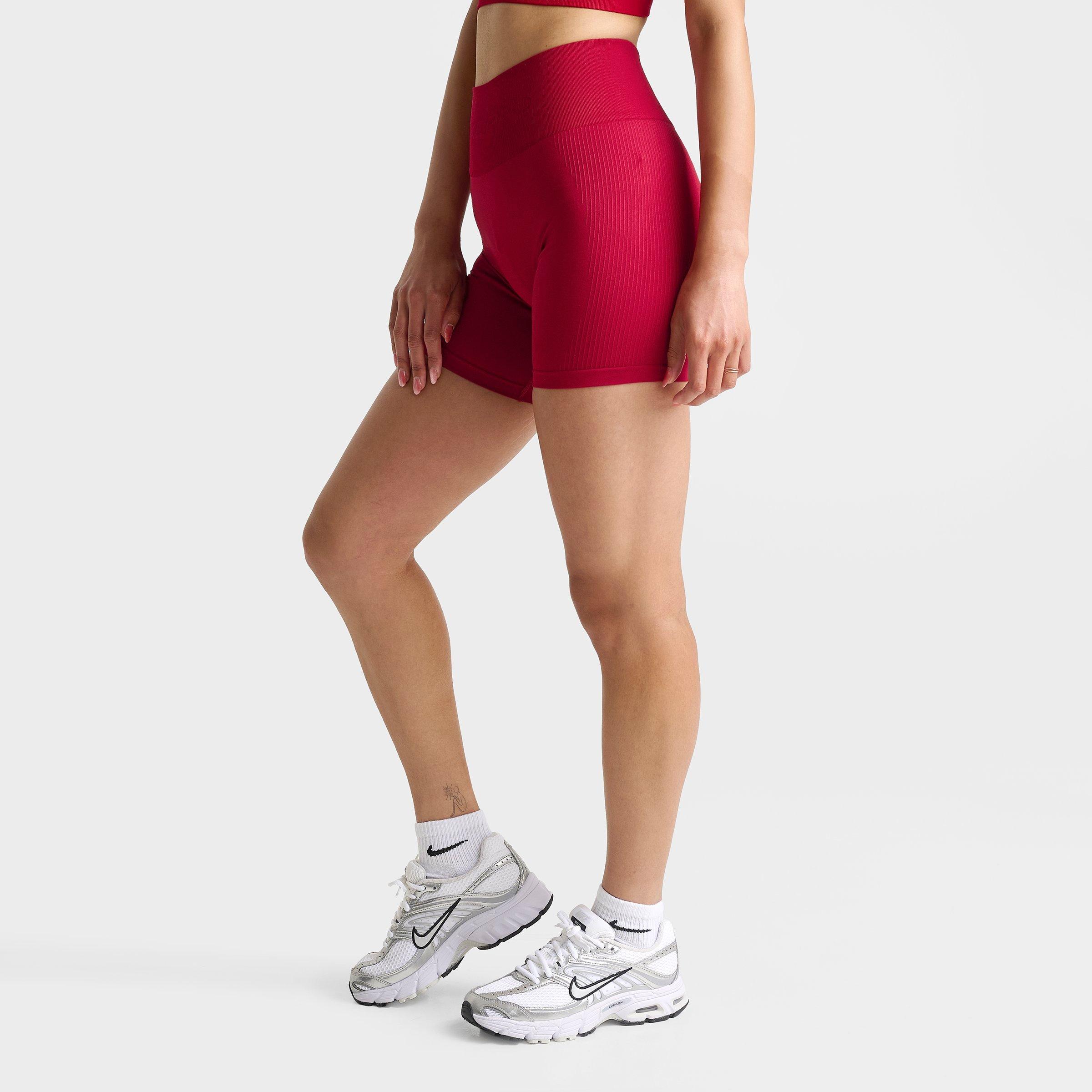 Women's Nithtke Pro Seamless Dri-FIT High-Waisted 5" Biker Shorts - Tough Red