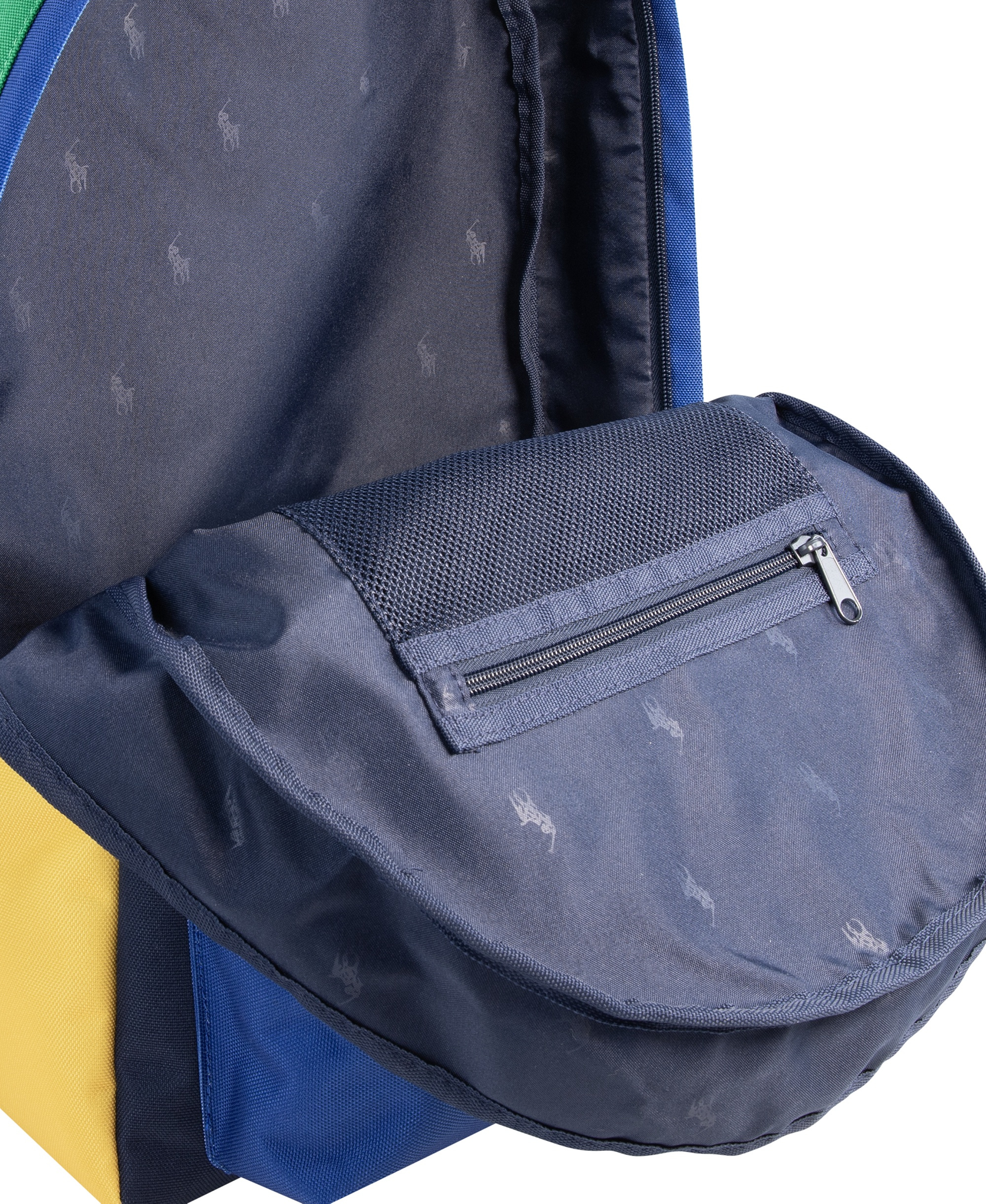 Polo Ralph Lauren Boys' and Girls' Embroidered Pony Color Backpack - Navy/Blue/Multi