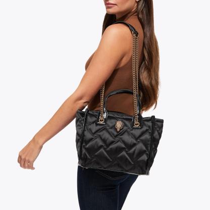 Kurt Geiger London Small Hoxton Shopper Bag - Black - view 2