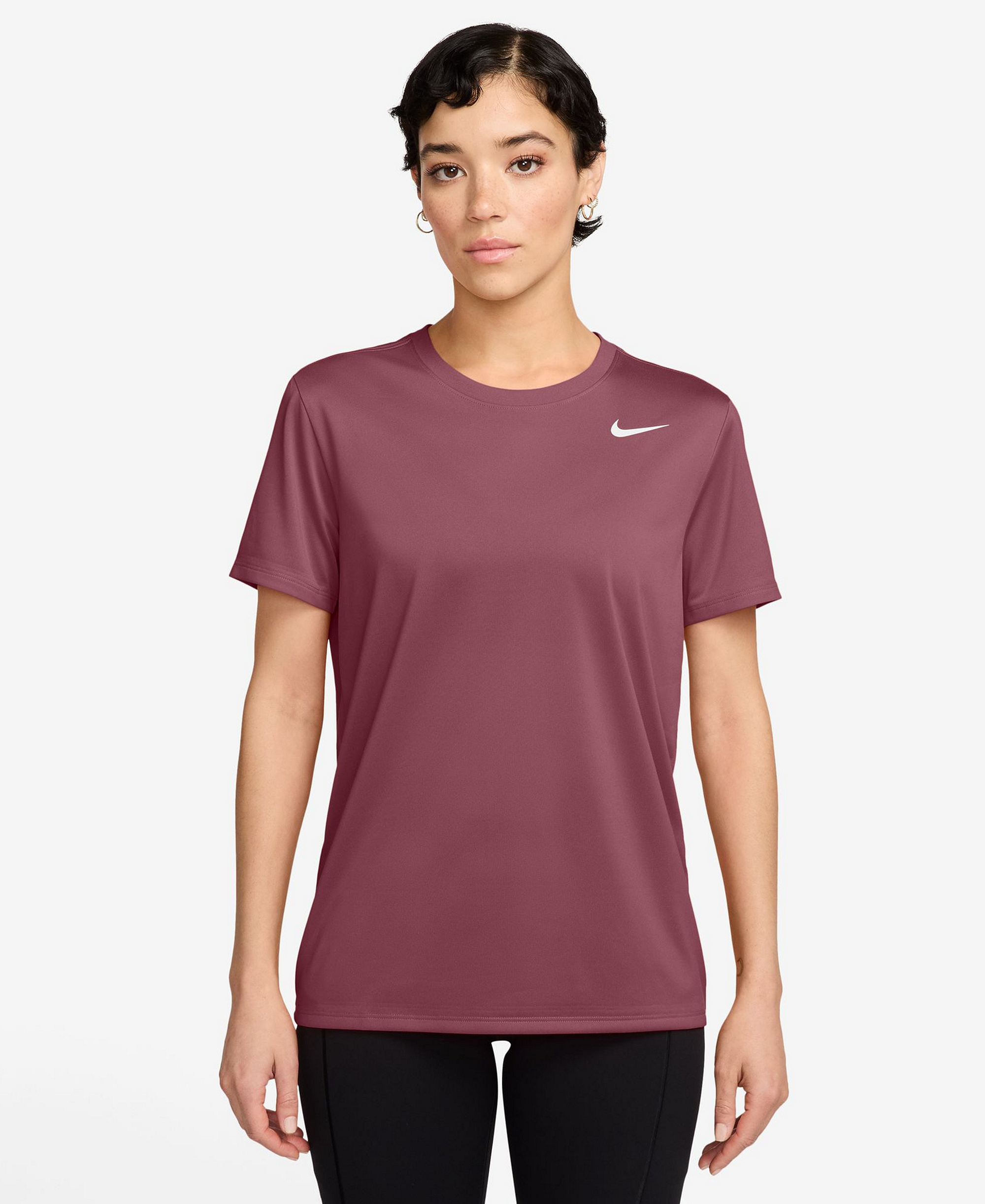 Nike Women's Dri-FIT T-Shirt - Pink Smoke/white