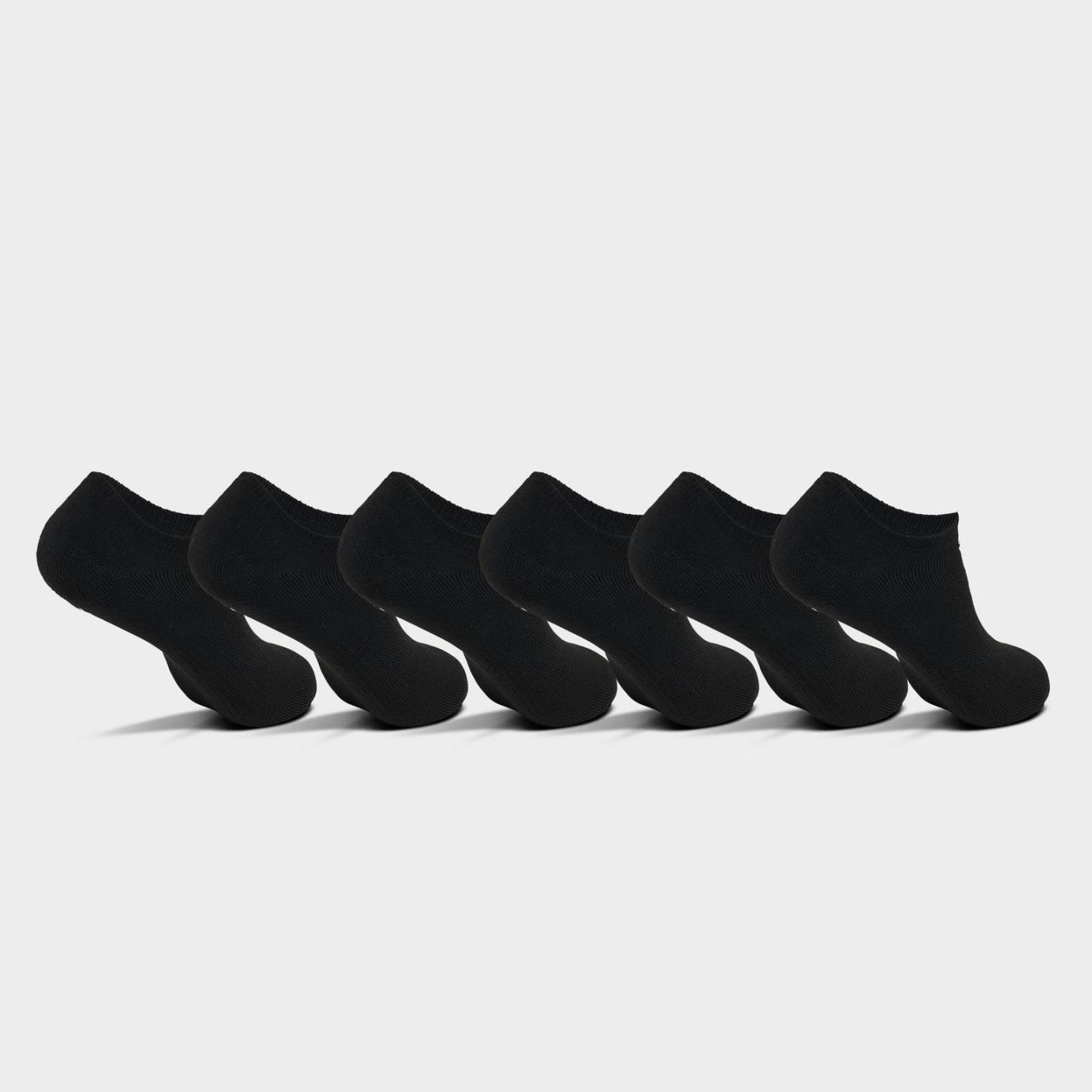 adidas Originals Trefoil 2.0 No-Show Socks (6-Pack) - Black/White - view 2