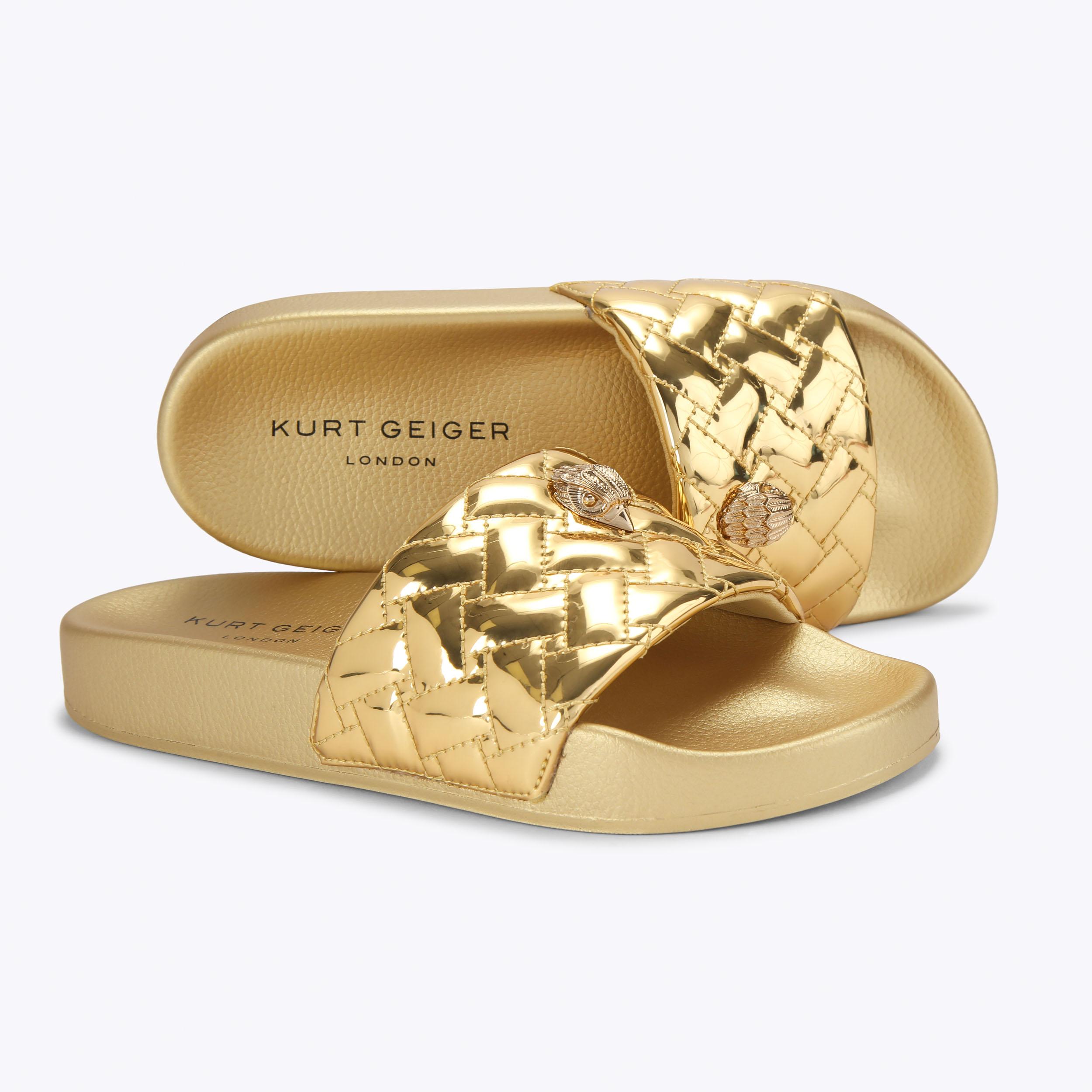 Kurt Geiger London Meena Eagle Slide - Metallics - view 5