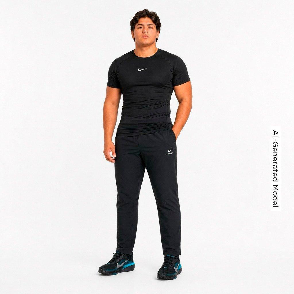 Men's Nithtke Pro Dri-FIT Tight Fitness Top - Black/White
