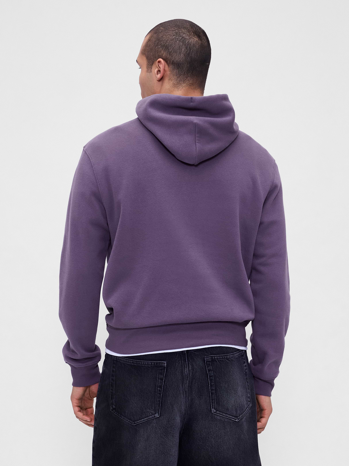 Adult VintageSoft Arch Logo Hoodie - DARK VIOLET