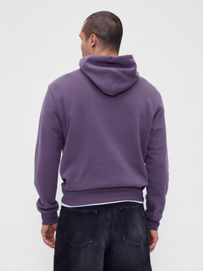 Adult VintageSoft Arch Logo Hoodie - DARK VIOLET