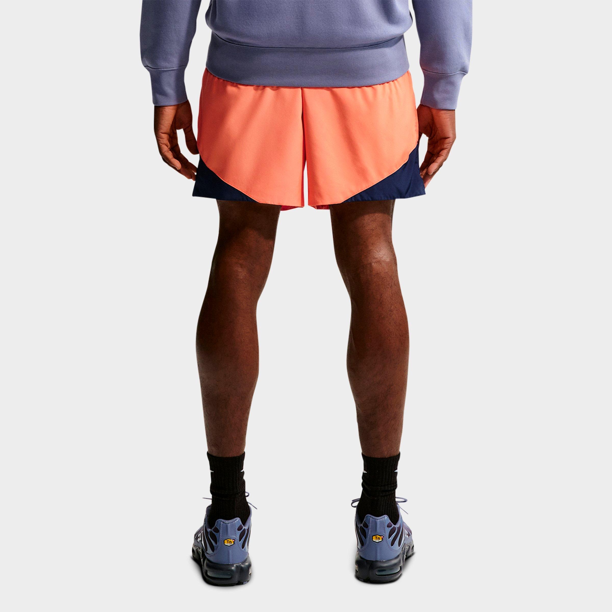 Men's Nithtke Windrunner Lightweight Woven Shorts - Orange Frost/Midnight Navy/White