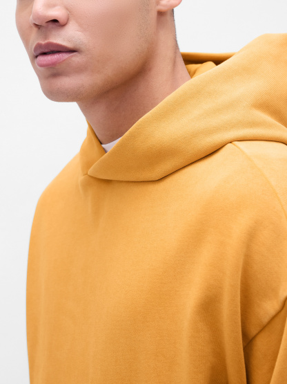 Adult Heavyweight Oversized Hoodie - RUGBY GOLD