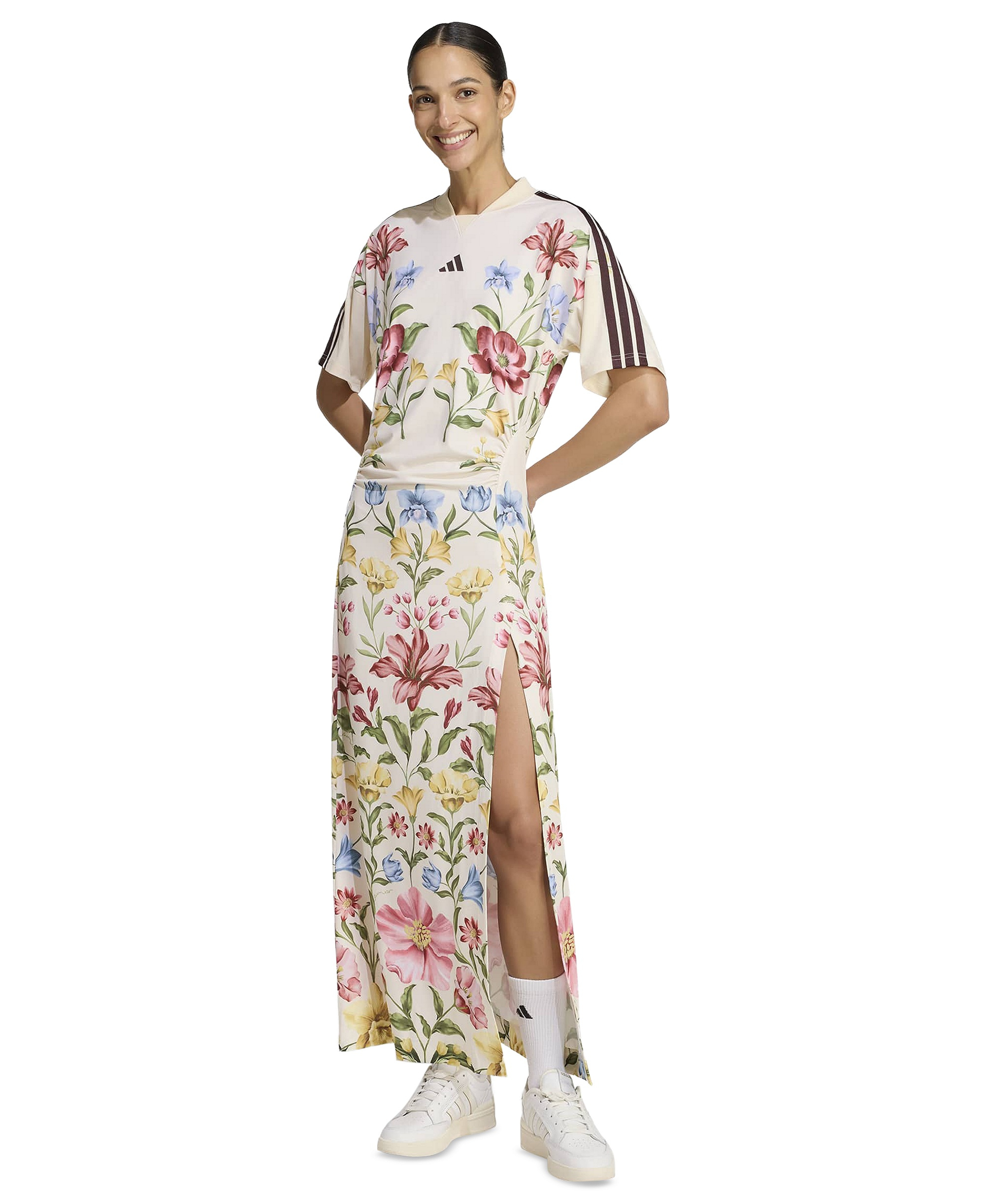 adidas Women's X Farm Rio Premium Training Dress - Ecru Tint/Shadow Brown
