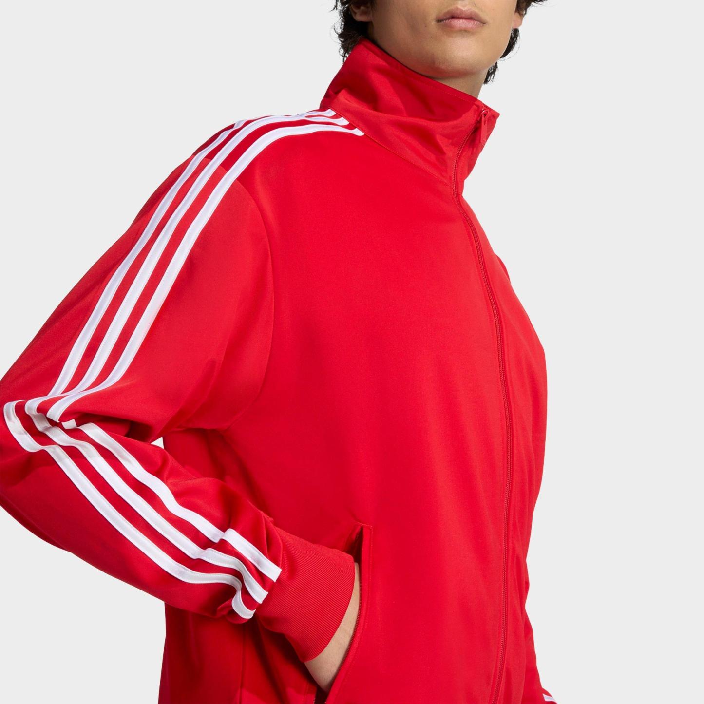 Men's adidas Originals adicolor Sport Firebird Full-Zip Track Jacket - Better Scarlet