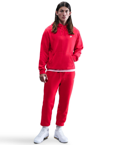 Nike Men's Sportswear Club Drawstring Jogger Pants - University Red