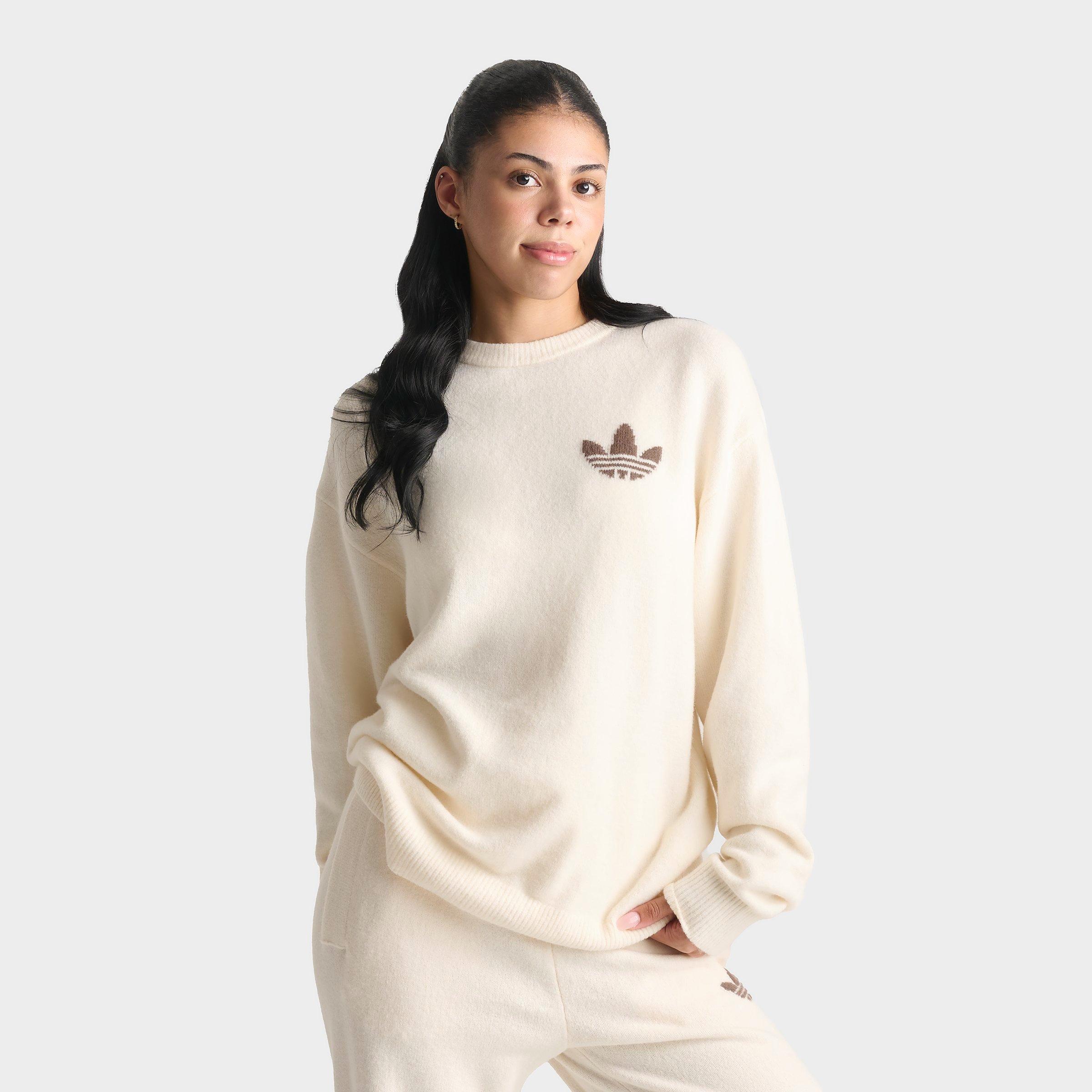 Women's adidas Originals Athletic Dept. Knitted Sweater - Wonder White