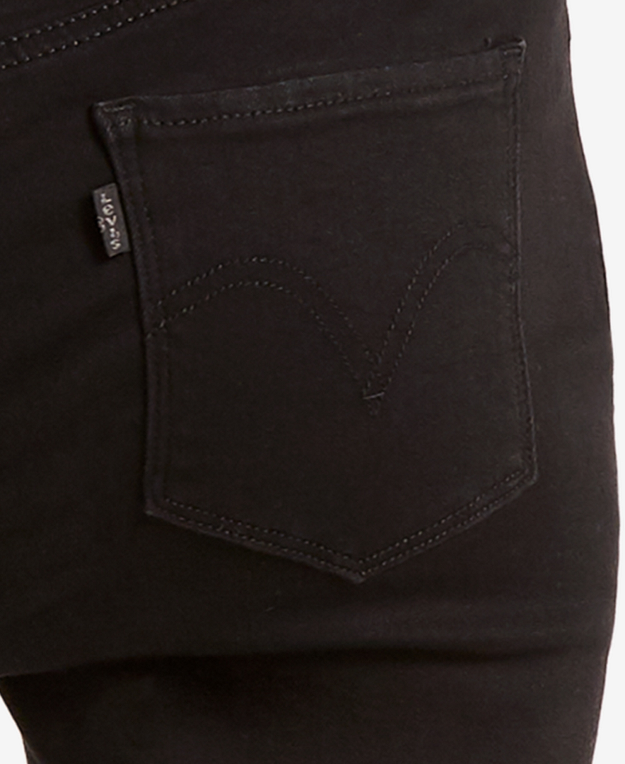 Levi's Women's Classic Mid-Rise Straight-Leg Jeans - Soft Black