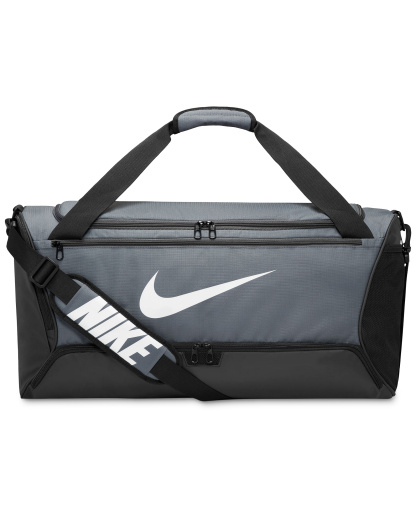 Nike Brasilia 9.5 Training Duffel Bag (Medium, 60L) - Grey