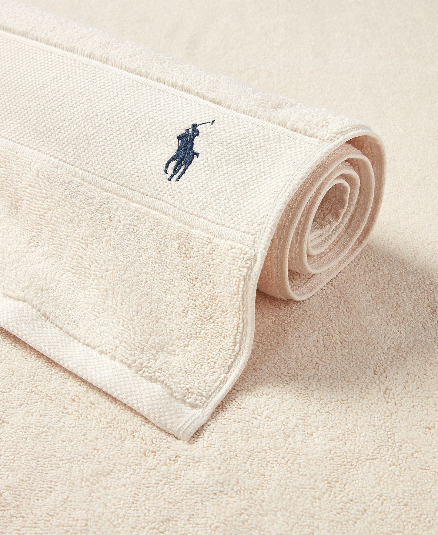 Polo Ralph Lauren Polo Player Cotton Bath Towel, 58" x 30" - White Sands