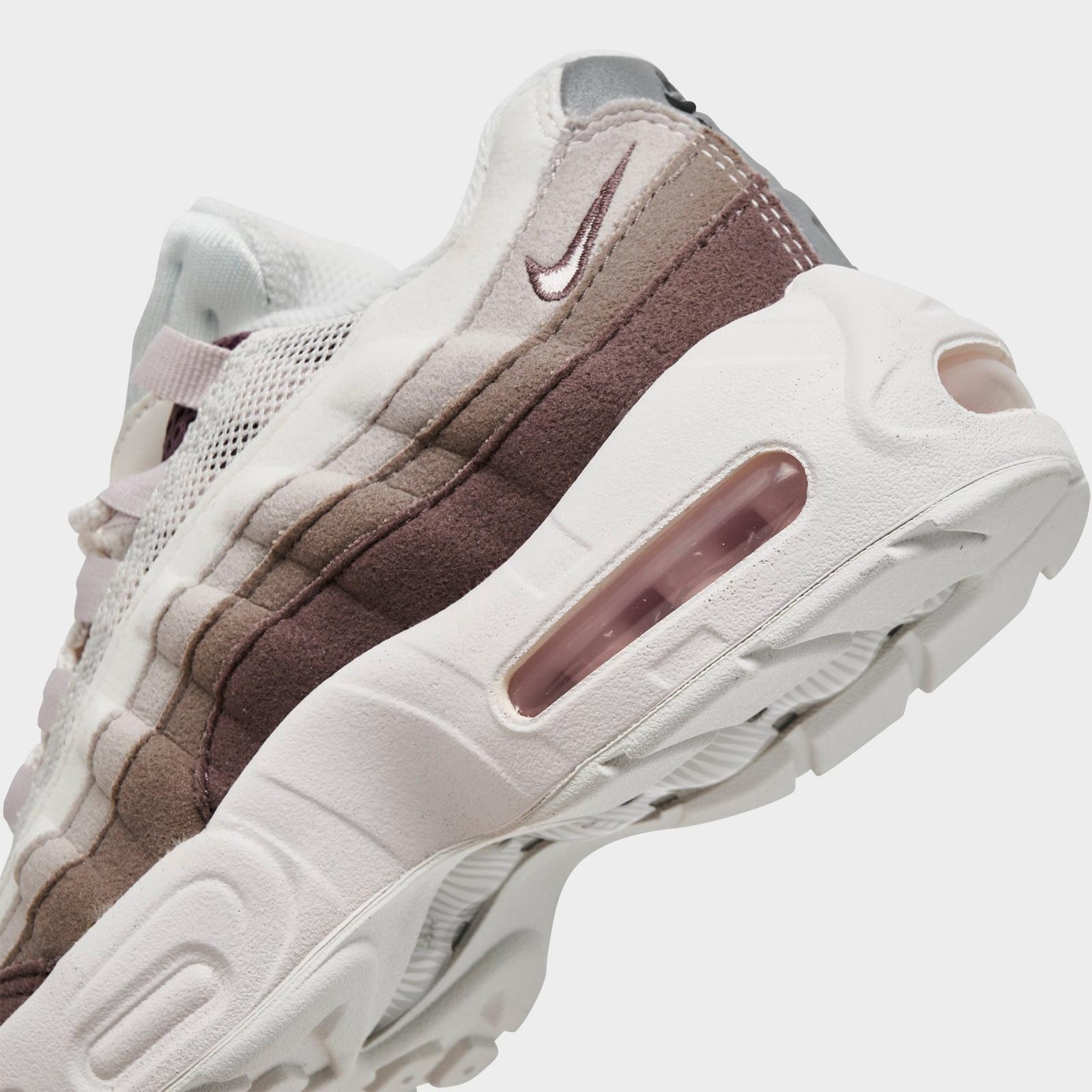 Girls' Little Kids' Nike Air Max 95 Casual Shoes - Phantom/Tattoo/Moon Particle/Silt Red