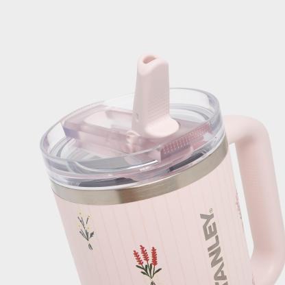Stanley Quencher ProTour Flip Straw Tumbler (40 oz) - Rose Quartz Bouquet