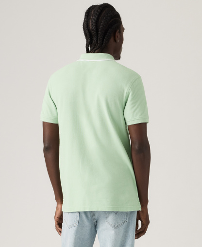 Levi's Men's Housemark Short-Sleeve Polo Shirt - Cameo Green