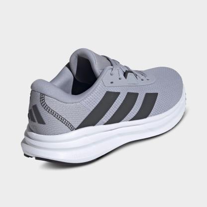 Men's adidas Galaxy 7 Running Shoes - Halo Silver/Carbon/Black - Back view