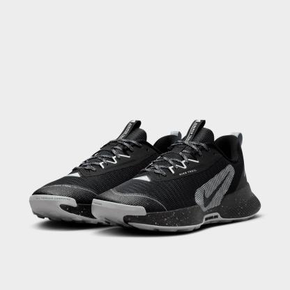 Men's Nike Juniper Trail 3 Trail Running Shoes - Black/Wolf Grey/Photon Dust/Black