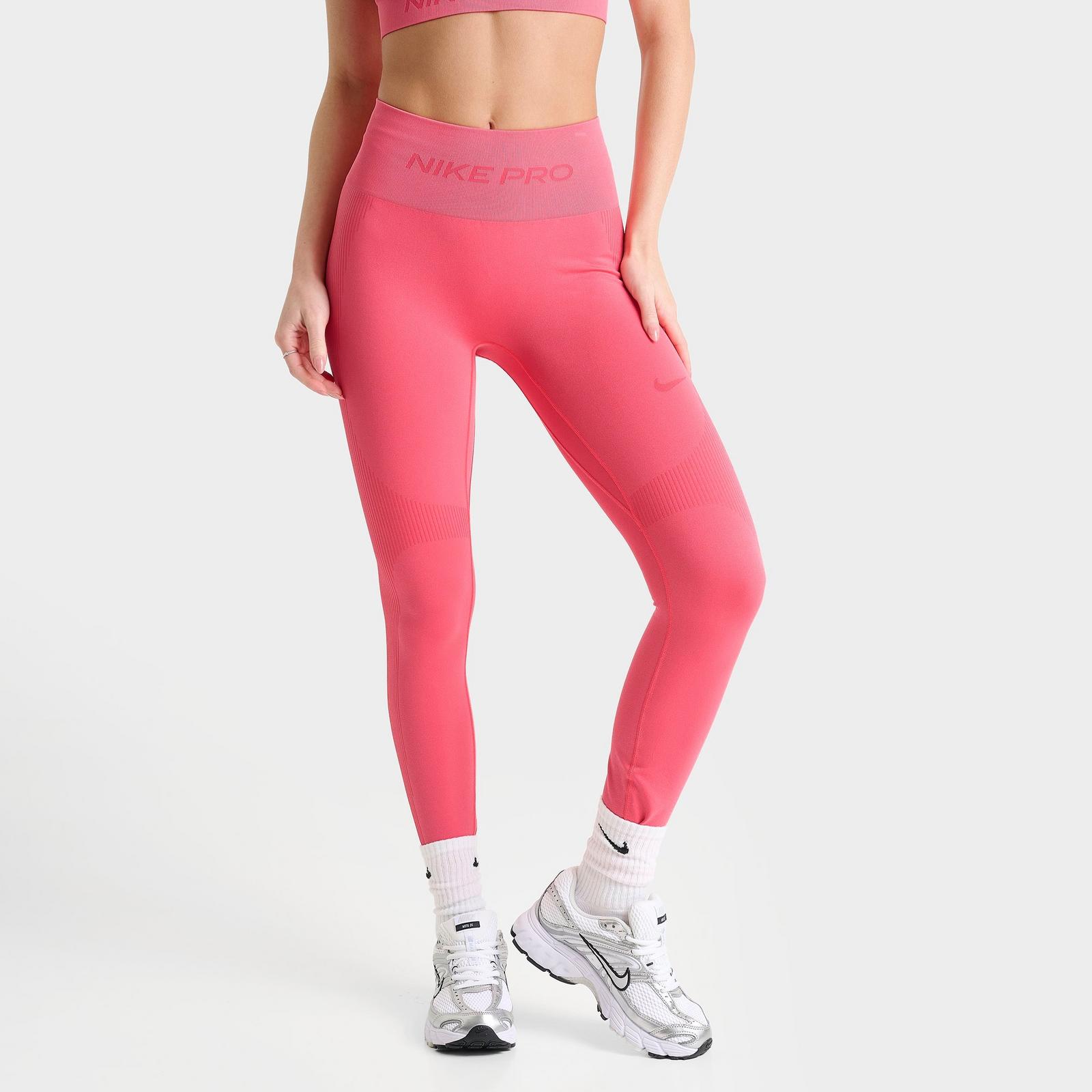 Women's Nike Pro Seamless High-Waisted 7/8 Leggings - Sea Coral