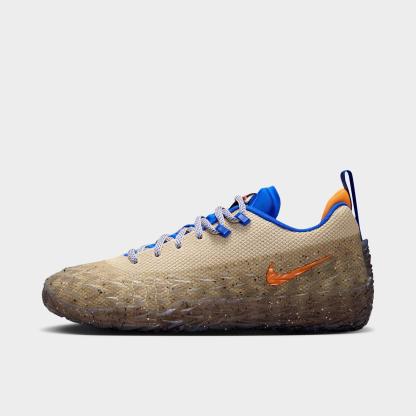 Men's Nithtke S.T. Charge PE Cade Cunningham Basketball Shoes - Rattan/Bright Mandarin/Hyper Royal - Left shoe facing left. Outside of the shoe.