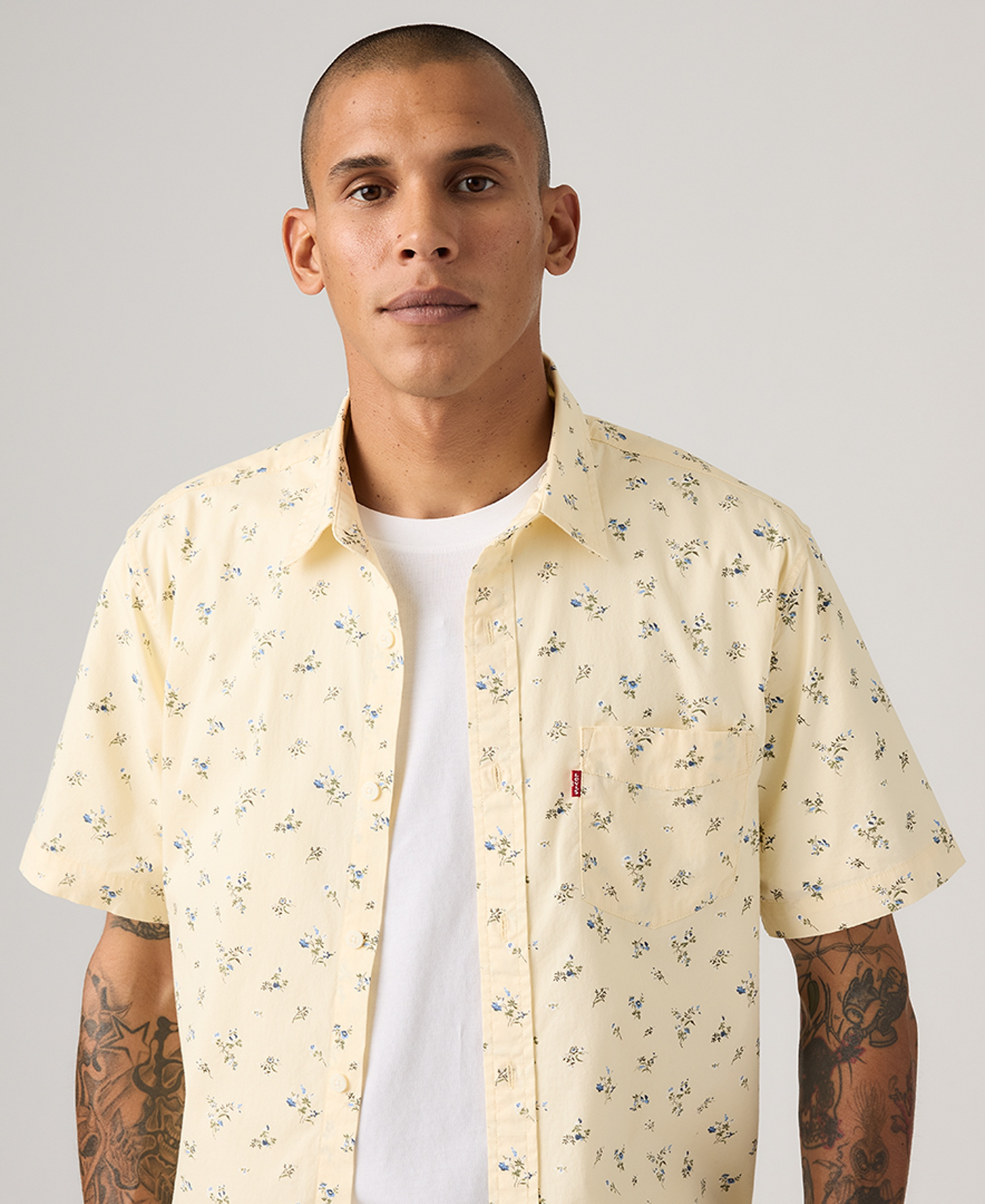 Levi's Men's Classic Pocket Short-Sleeve Shirt - Rutabaga