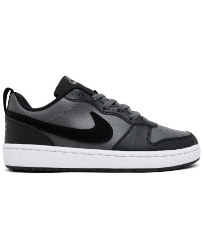 Nike Big Kids Court Borough Low Recraft Lifestyle Sneakers from Finish Line - Iron Gray, White, Black