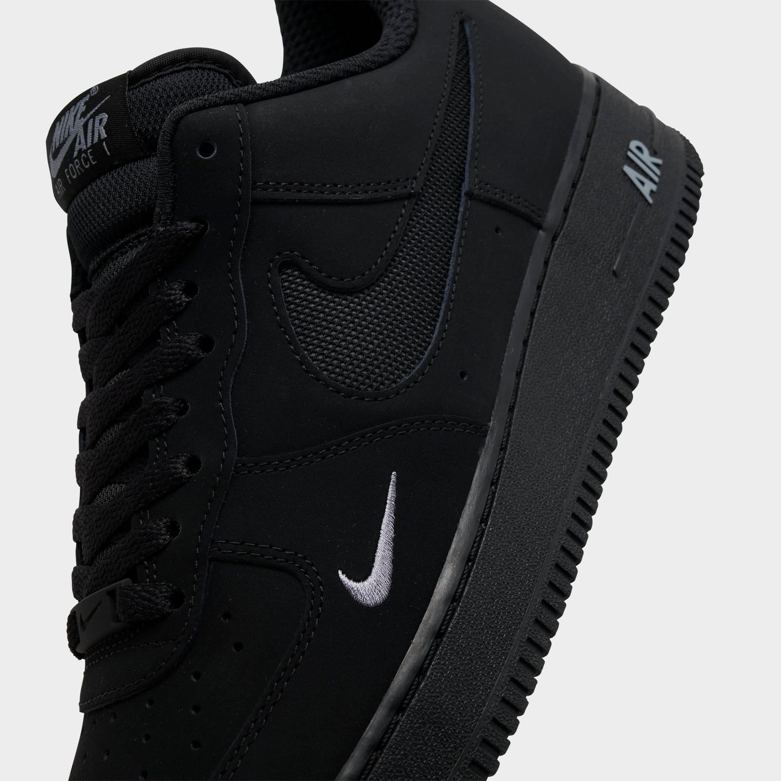 Men's Nike Air Force 1 '07 LV8 Casual Shoes - Black/Cool Grey/Cool Grey