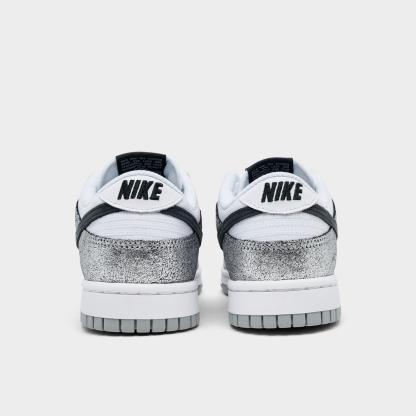 Women's Nike Dunk Low SE Casual Shoes - Metallic Silver/Off Noir/White/Silver