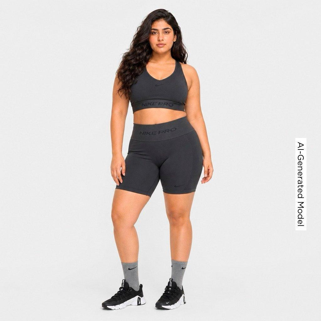 Women's Nithtke Pro Seamless Dri-FIT High-Waisted 5" Biker Shorts - Dark Smoke Grey
