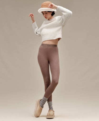 UGG Women's Paloma High Rise Leggings II Ribbed - Black
