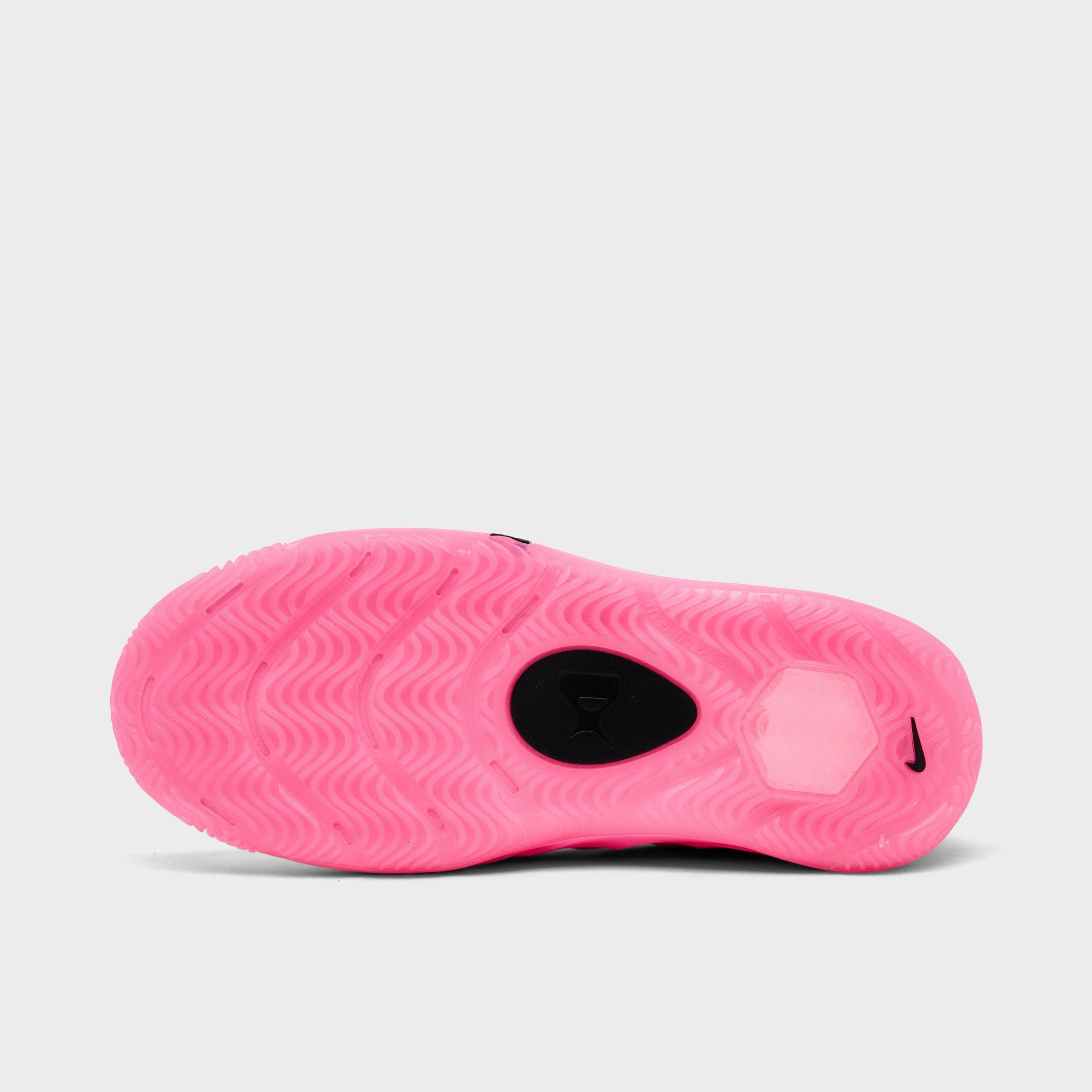 Girls' Big Kids' Nithtke A'Two A'ja Wilson Basketball Shoes - Pink Beam/Black - Bottom view